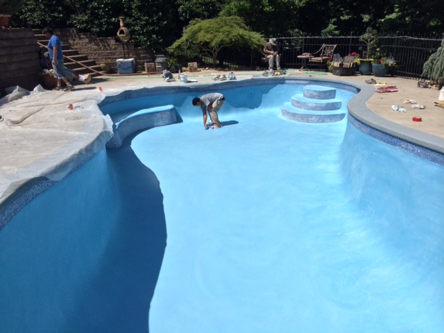 Is Cleaning Efflorescence From Pool Tile Repair A D I Y Project Charlottepoolplastering